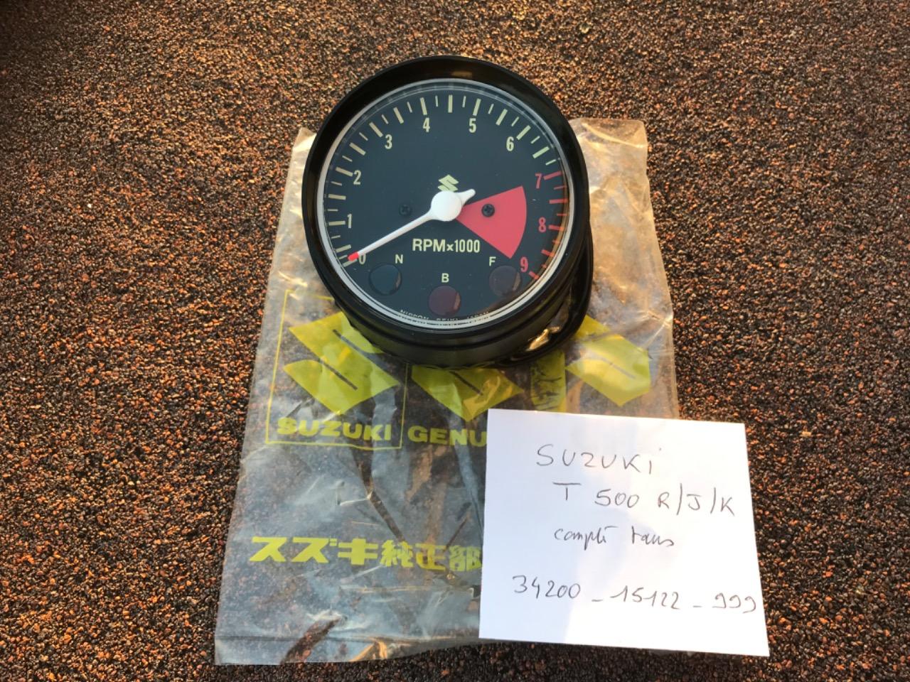 SUZUKI T 500, compte tours neuf d’origine LesAnciennes.com