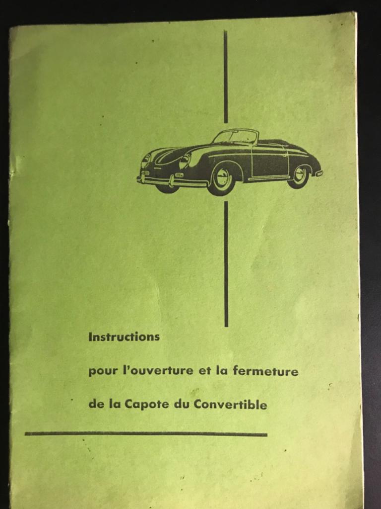Instructions pour capote convertible LesAnciennes.com