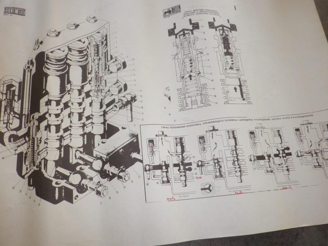 Affiche technique tracteur AVTO MTZ 80 82 LesAnciennes.com