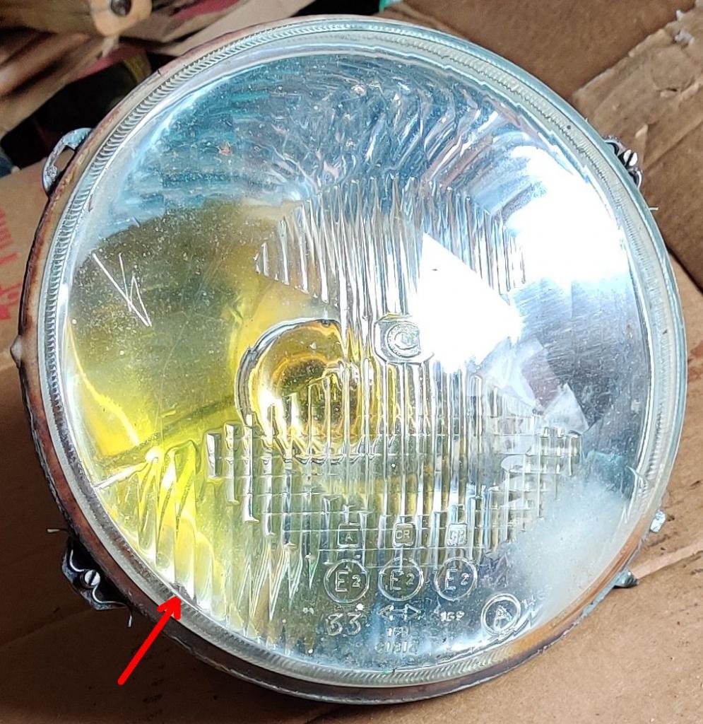 OPTIQUE DE PHARE CIBIE SIMCA 1100 LesAnciennes.com