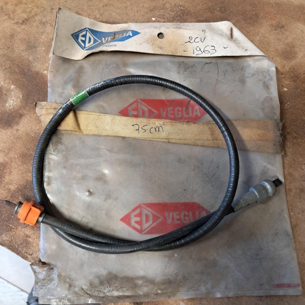 Cable de compteur CITROEN 2CV 75cm LesAnciennes.com