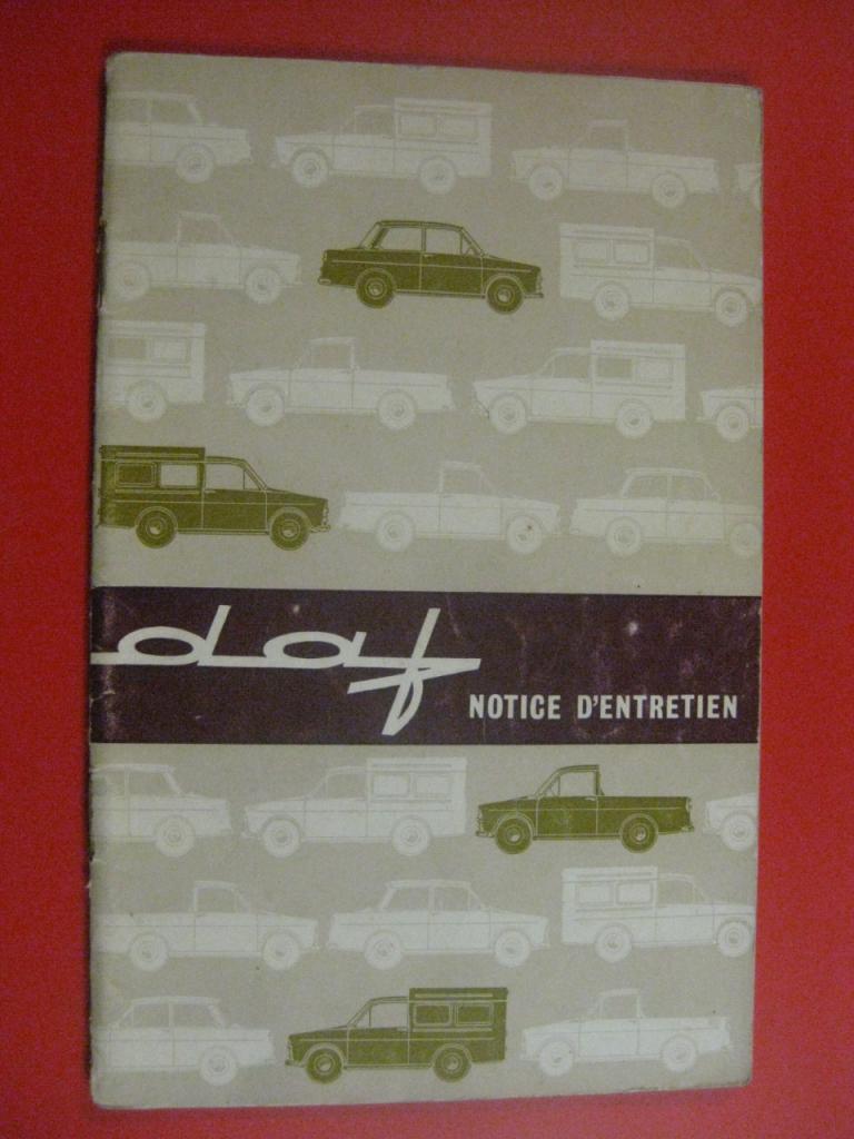 Daf Notice entretien tous types 9/1965 LesAnciennes.com