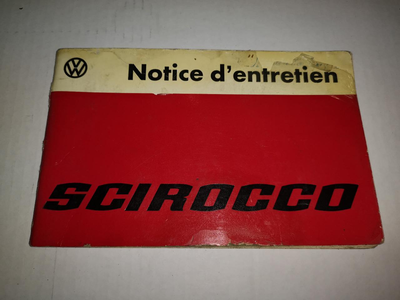 Notices utilisateur GOLF mk1 et 2 et SCIROCCO LesAnciennes.com