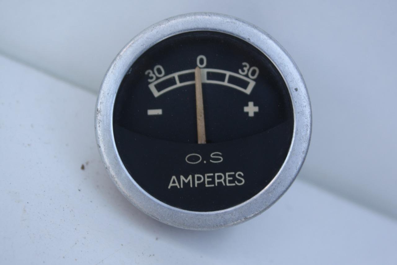 Ampèremètre OS O.S. Petit modèle 46mm Ancien LesAnciennes.com