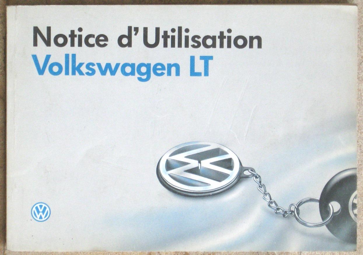 Notice d'Utilisation Volkswagen LT LesAnciennes.com