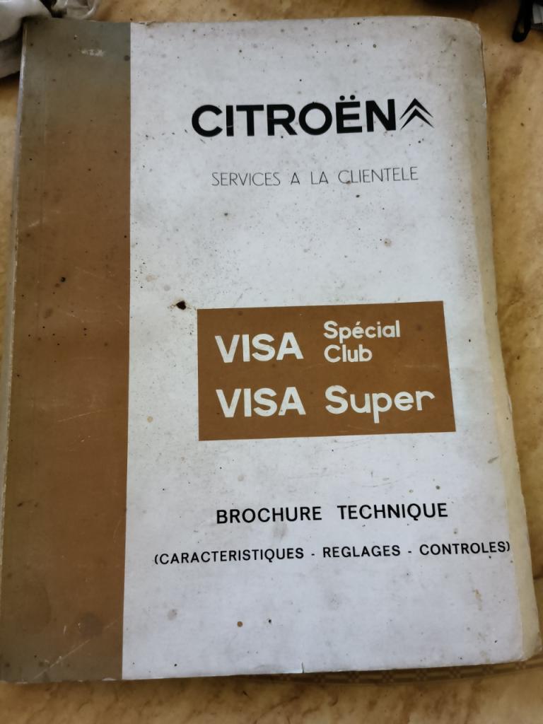 Brochure technique Citroën Visa Spécial Club LesAnciennes.com