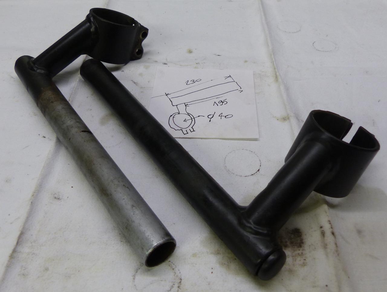 Guidons bracelets acier Ø40 LesAnciennes.com