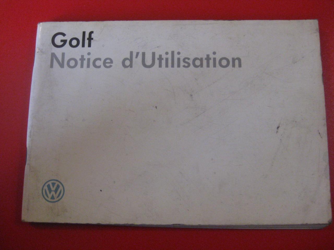 Volkwagen Golf, Notice d'entretien 2/1987 LesAnciennes.com