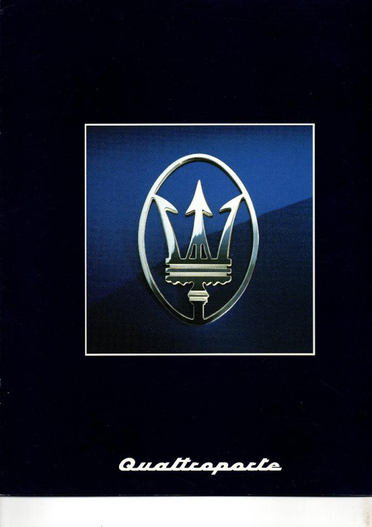 Maserati Quattroporte catalogue 1999. LesAnciennes.com