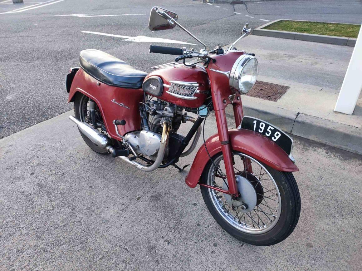 TRIUMPH Tiger 100 T100 - 1959 LesAnciennes.com