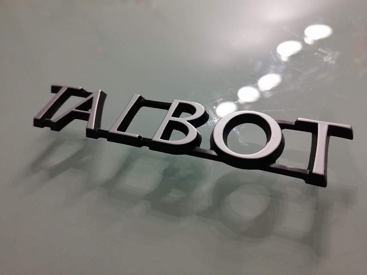 Monogramme TALBOT toute horizon 1307 sunbeam LesAnciennes.com