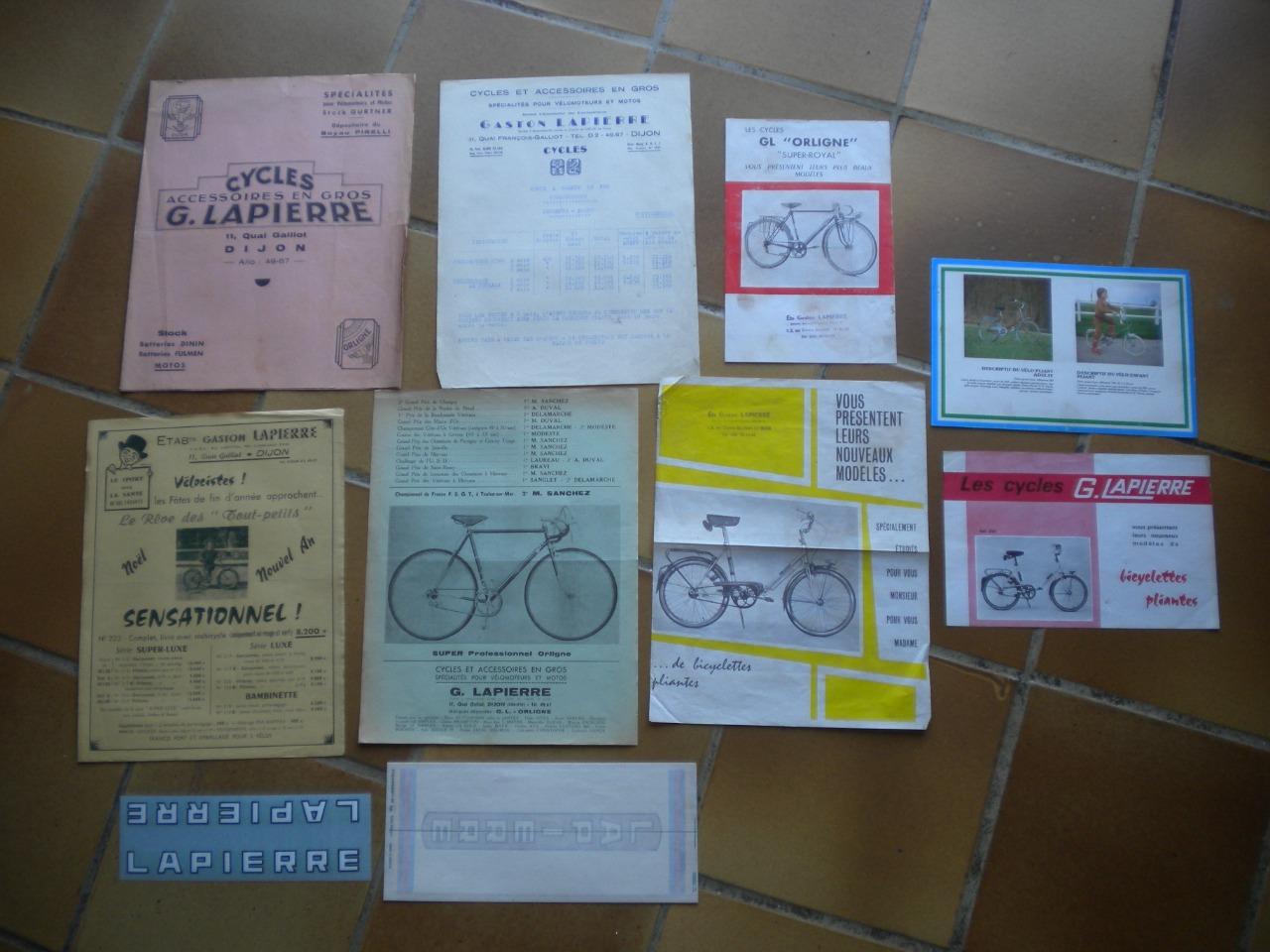 Gaston Lapierre lot documents anciens LesAnciennes.com