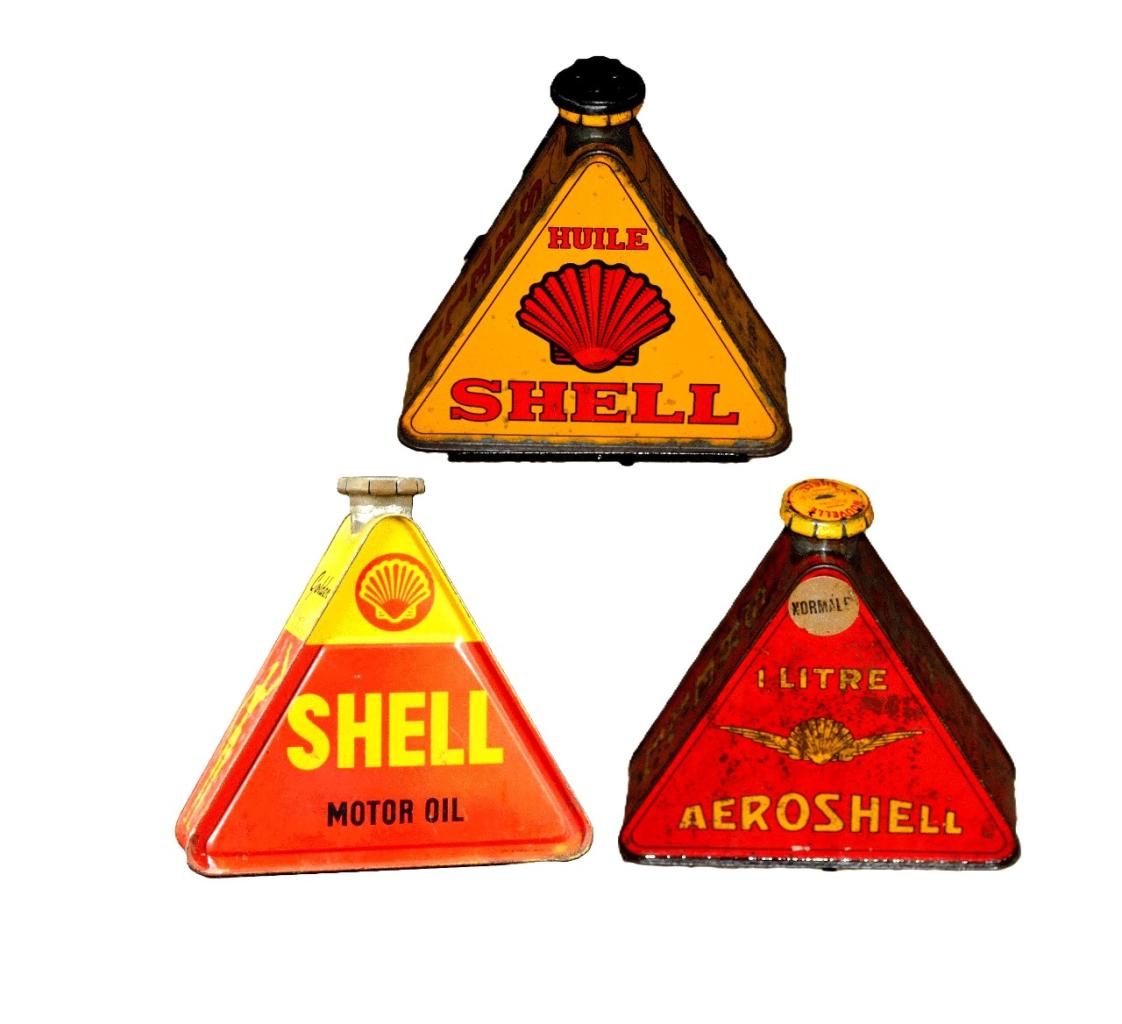 Recherche SHELL AEROSHELL bidon d'huile triangula LesAnciennes.com
