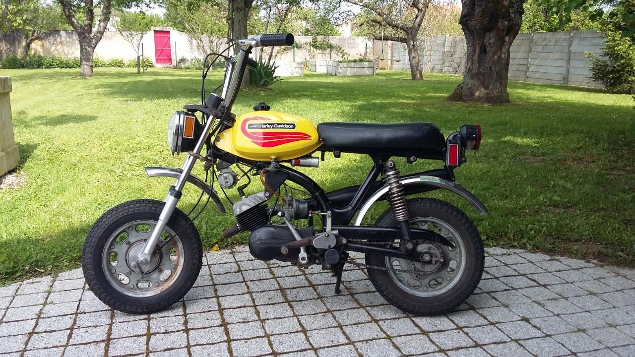 HARLEY DAVIDSON MC65 SHORTSTER - 1972 LesAnciennes.com