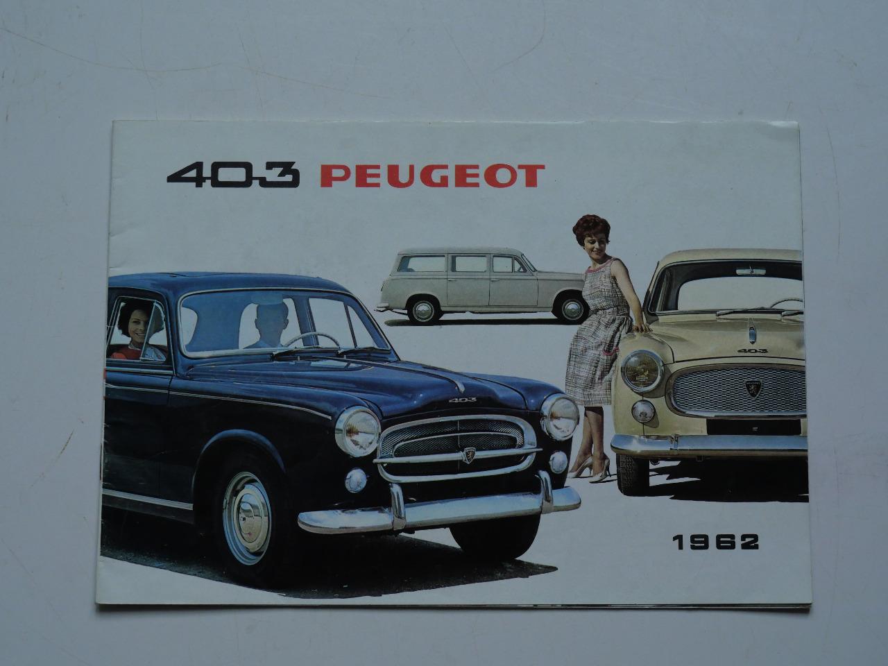 Brochure ancienne Peugeot 403 LesAnciennes.com
