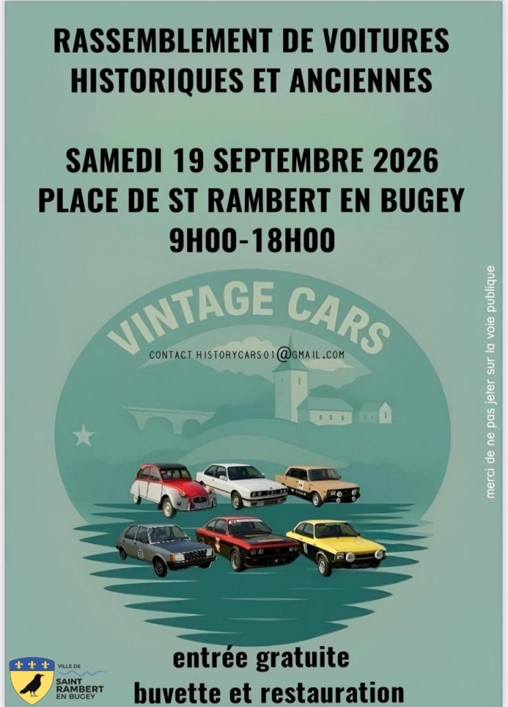 Rassemblement de voitures historiques et anciennes LesAnciennes.com