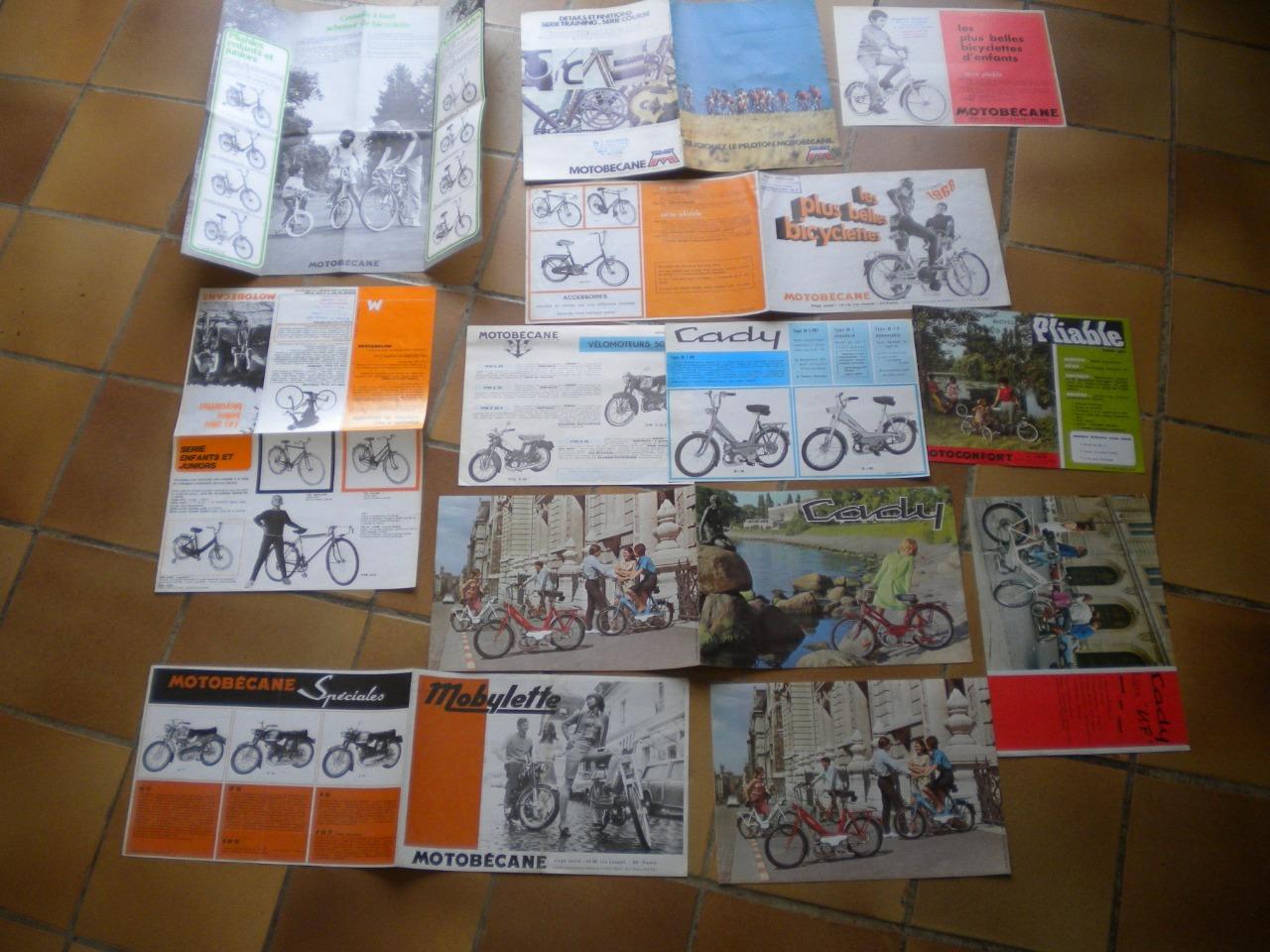 Lot 50 documents motobécane d'époque LesAnciennes.com