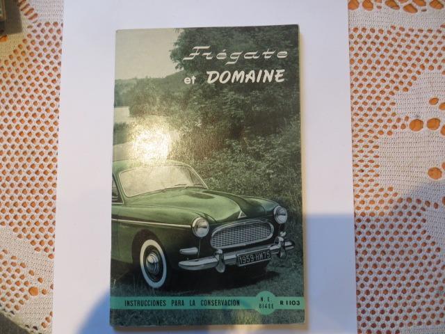 Manuel de conduite Frégate et Domaine LesAnciennes.com