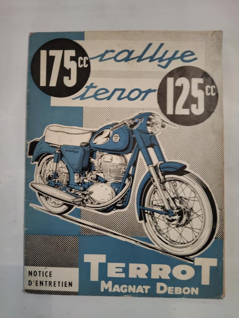 Notice Terrot 175 Rallye et 125 Tenor LesAnciennes.com