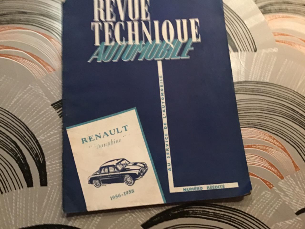 REVUE TECHNIQUE RENAULT DAUPHINE LesAnciennes.com