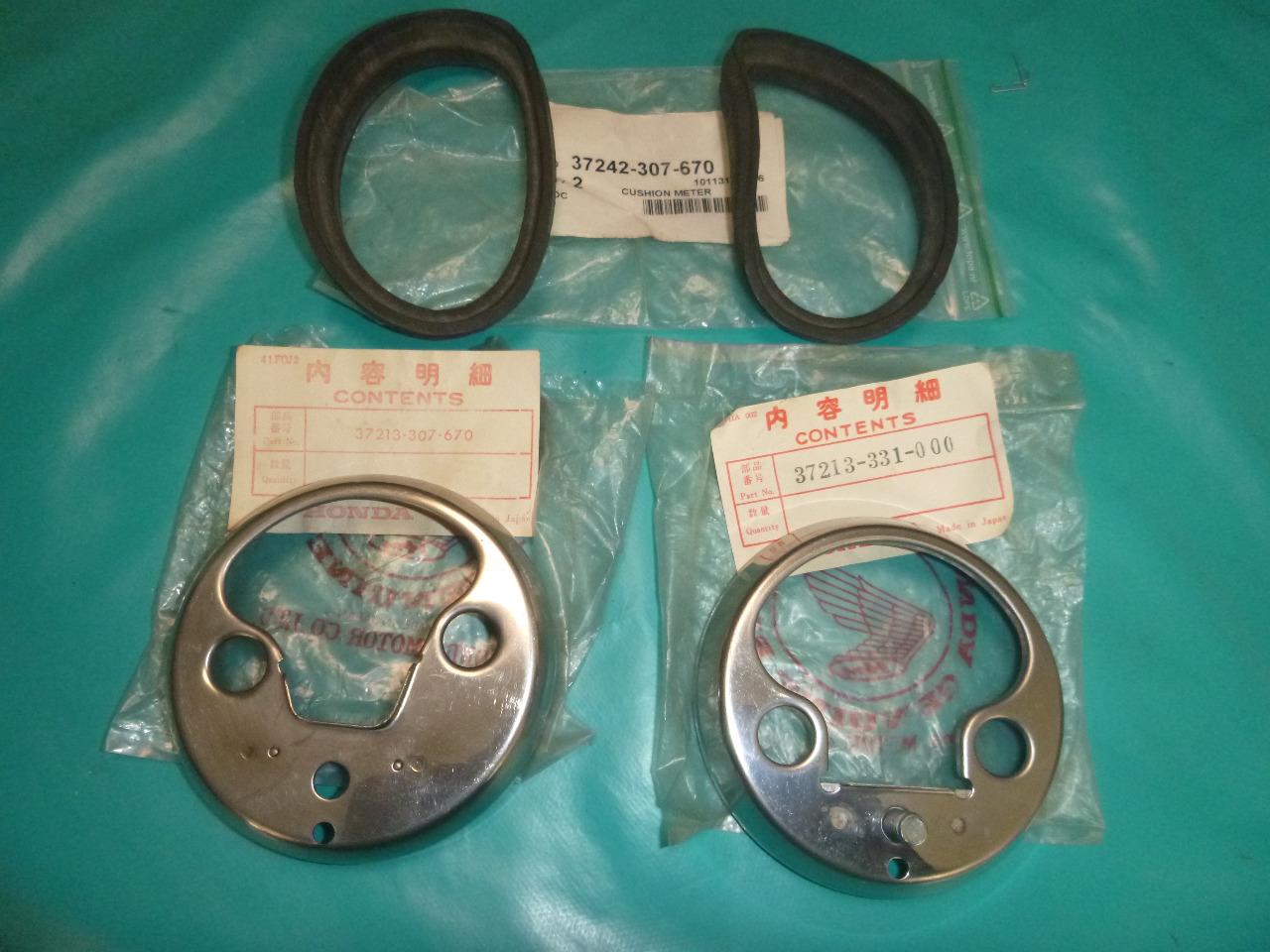 125SL CB 250 350 450: Caches chromés compteurs nfs LesAnciennes.com