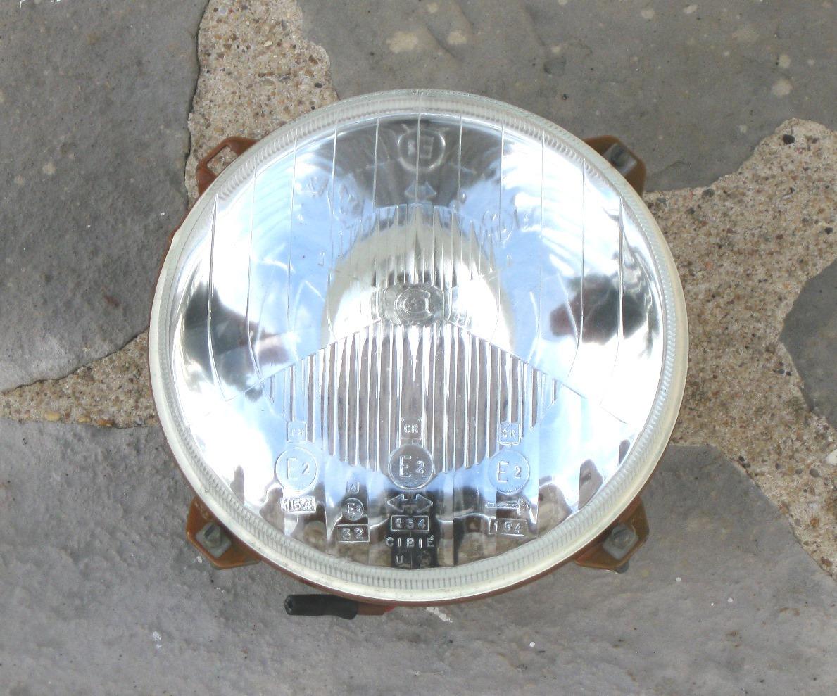 Optique de Phare Cibié 154 CITROEN Dyane ou Méhari LesAnciennes.com