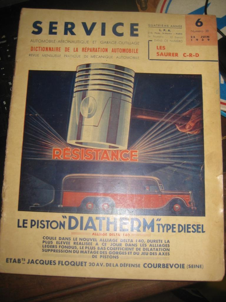 Saurer CRD. Service de Juin 1939 LesAnciennes.com