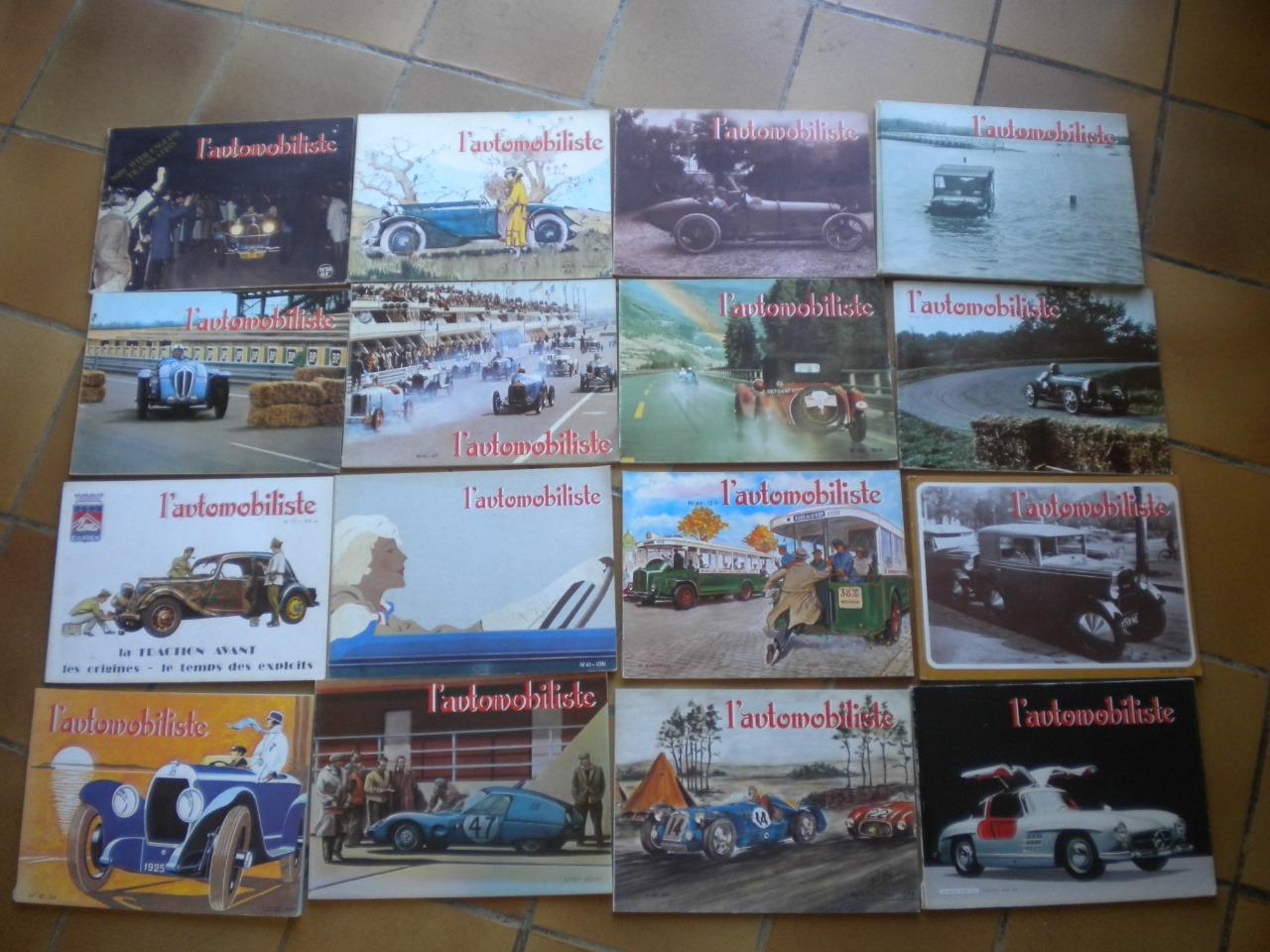 Lot 16 revues l'automobiliste automobile moto LesAnciennes.com