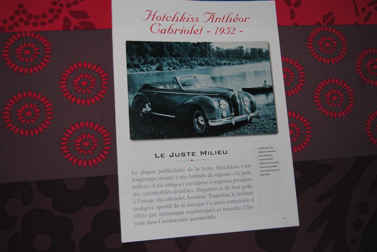 Pare-chocs Hotchkiss Anthéor Cabriolet 1952 - Miniature 1:43 White Metal - Neuf