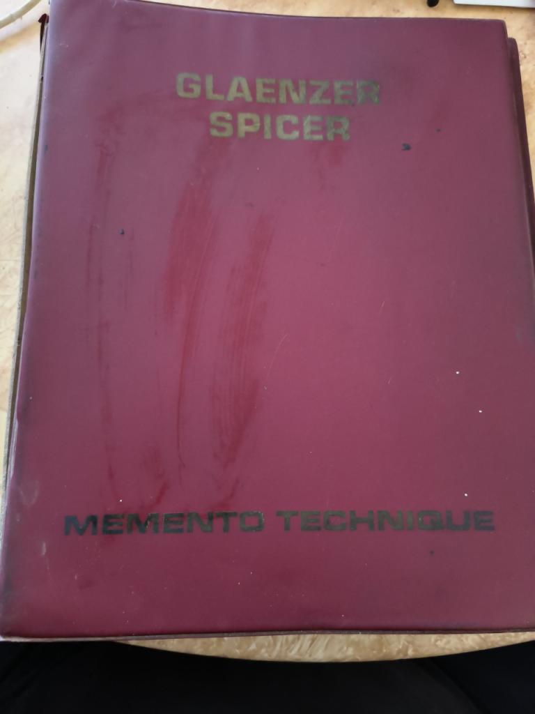 Documentation technique Glaenzer LesAnciennes.com