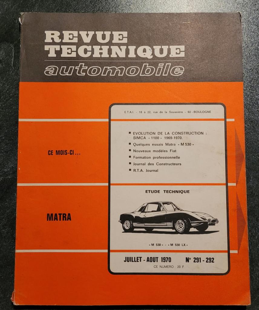 RTA Matra 530 LesAnciennes.com