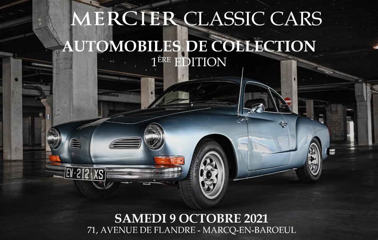 Vente de voitures de collection et Automobilia à MARCQENBAROEUL le 09