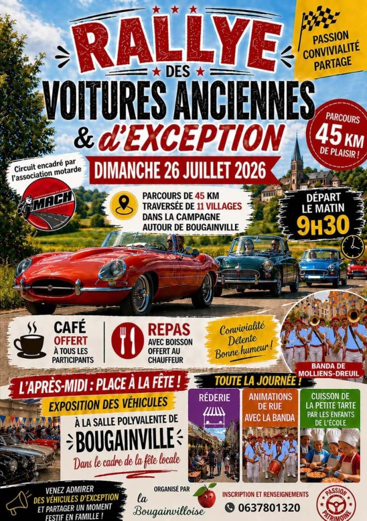 Rallye des Anciennes et fête locales LesAnciennes.com