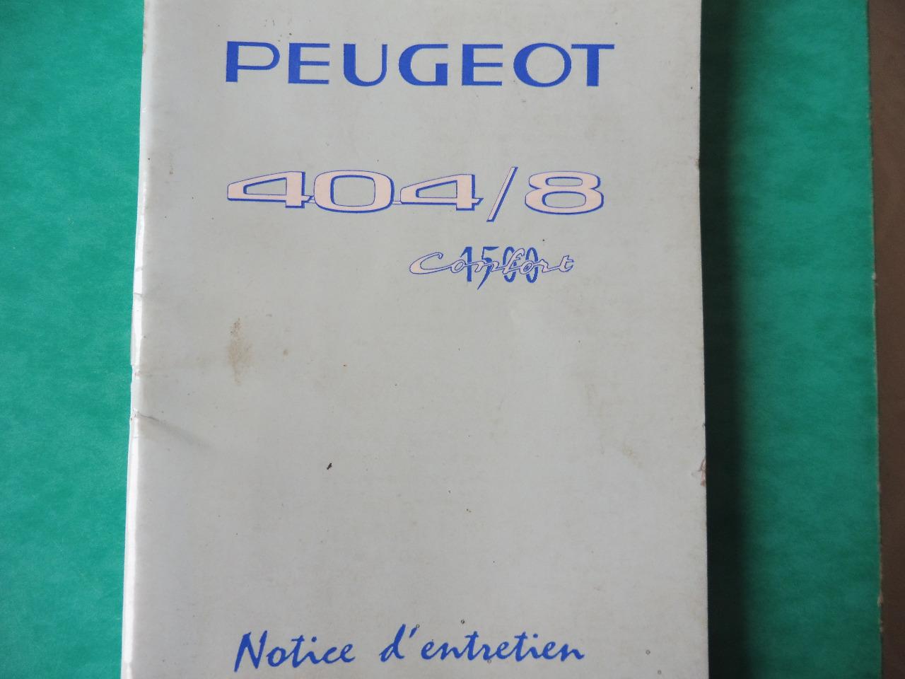 Notices entretien Peugeot LesAnciennes.com