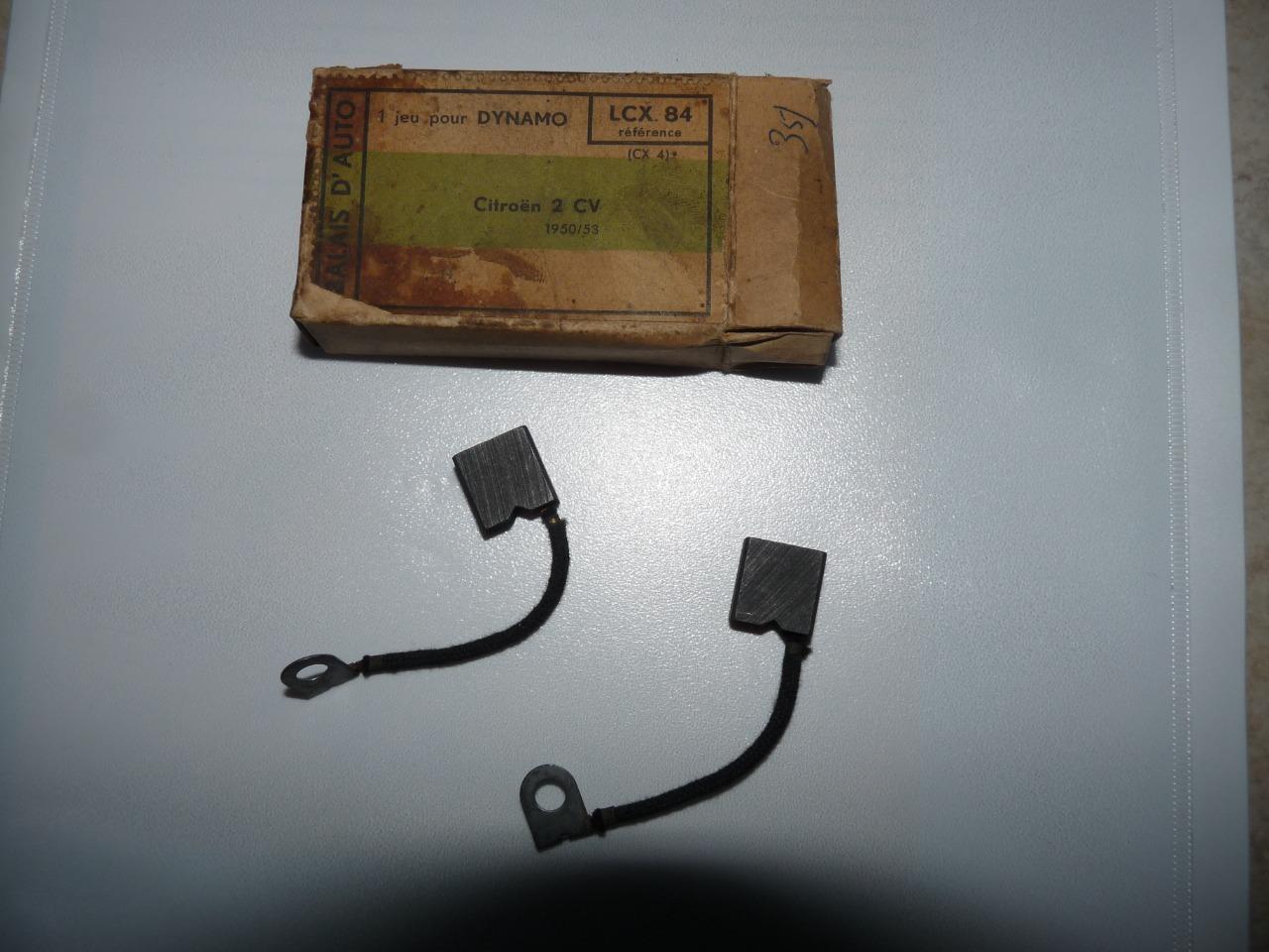Jeu de balais LCX 84 Dynamo CX4 CITROEN 2CV LesAnciennes.com