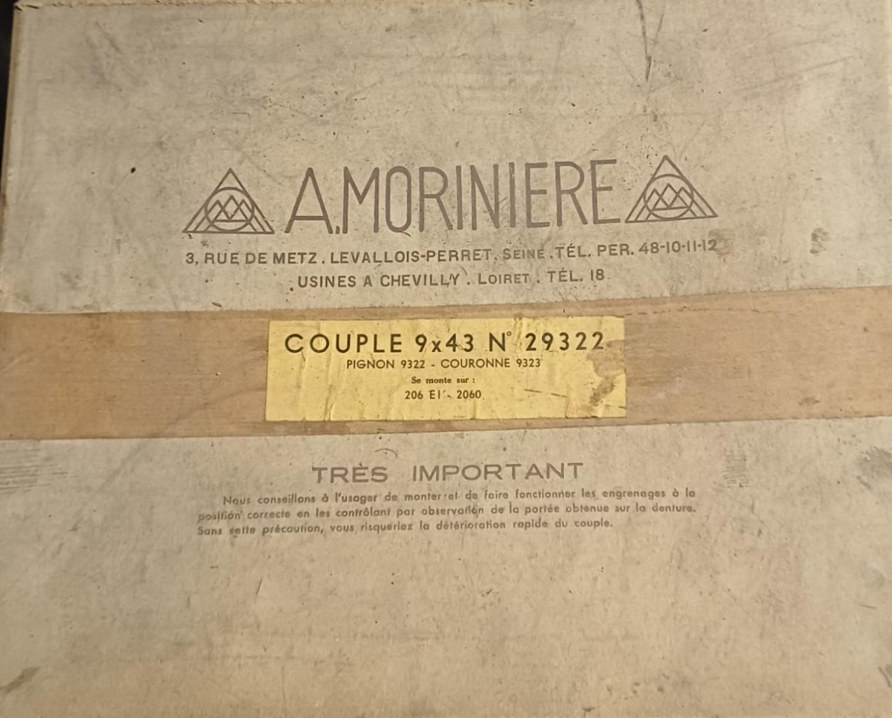 Couple conique RENAULT Goelette Voltigeur LesAnciennes.com