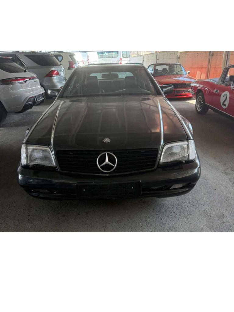 MERCEDES 500 SL Black on BlackBeauty - 1995 LesAnciennes.com