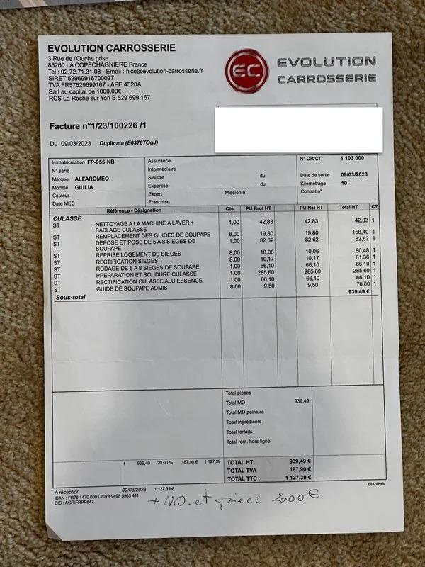 ALFA ROMEO Giulia 1600 SUPER BISCIONE - 1972 LesAnciennes.com