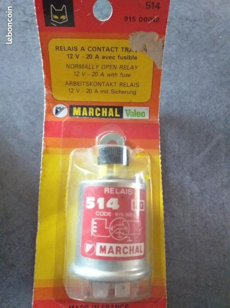 Relais MARCHAL 514 12 V 20 A LesAnciennes.com