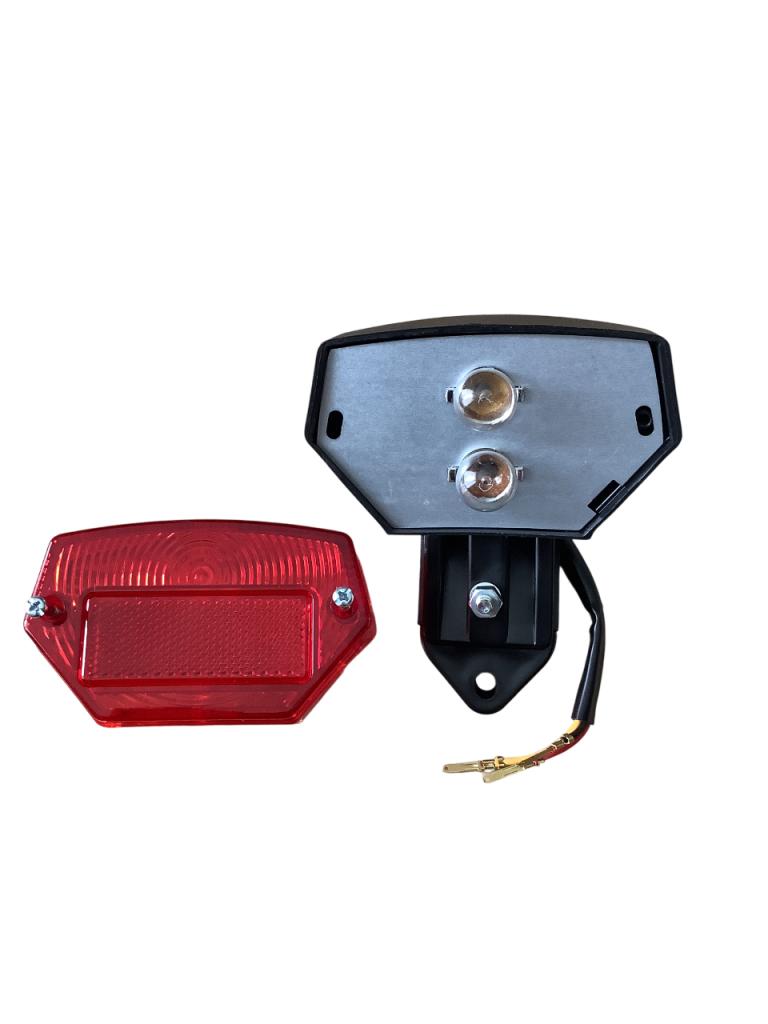 Feu arrière MBK 51 avec support de plaque LesAnciennes.com