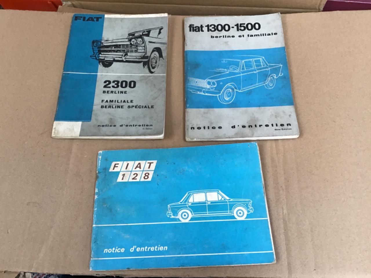 NOTICES ENTRETIEN FIAT 128/2300/1300-1500 LesAnciennes.com