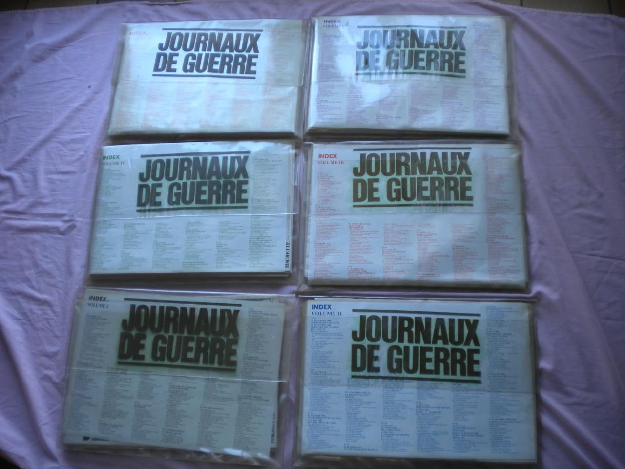 Collection journaux de guerre 6 volumes LesAnciennes.com