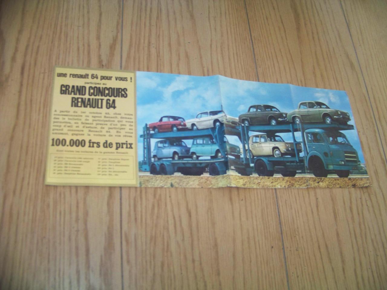 Publicite d epoque renault 64 LesAnciennes.com