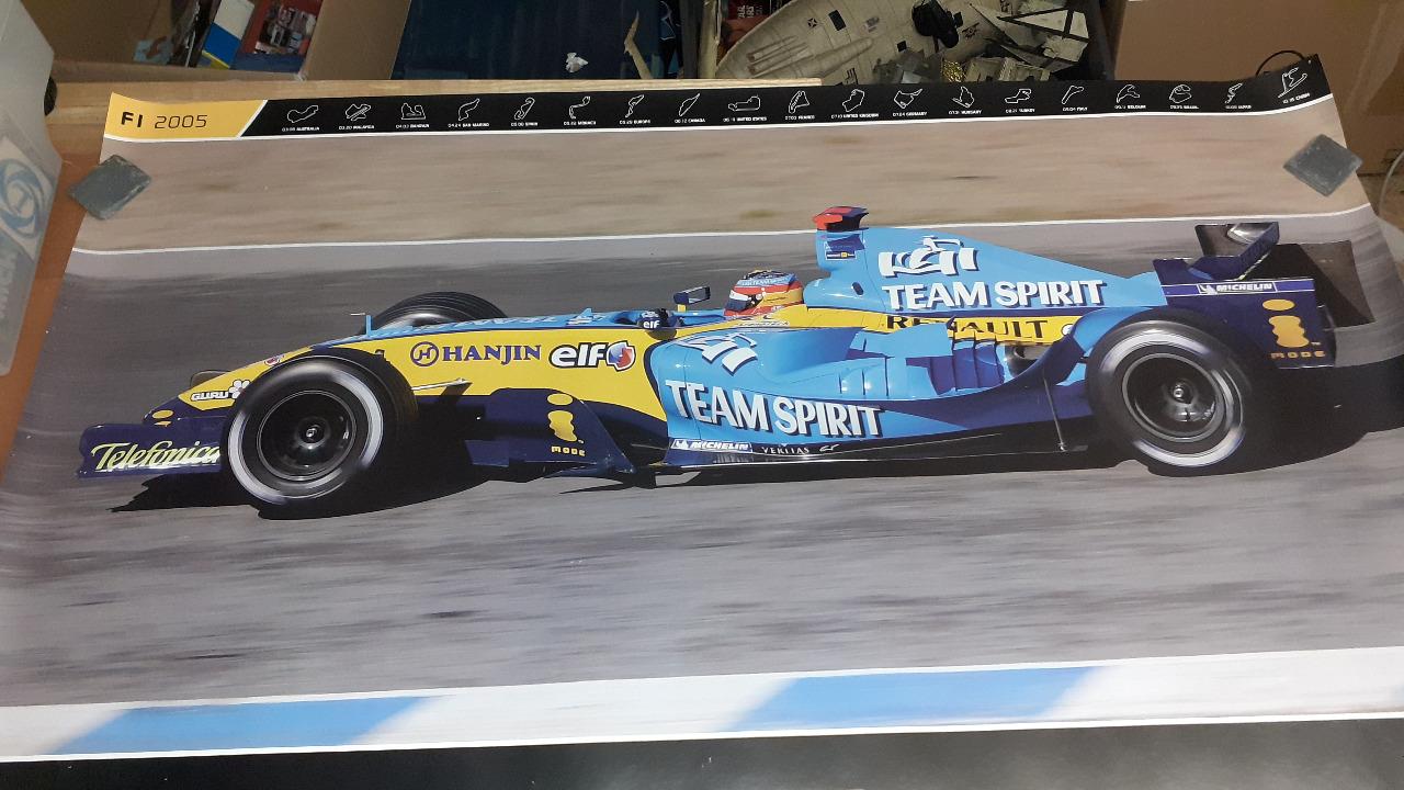 Affiche F1 2005 LesAnciennes.com