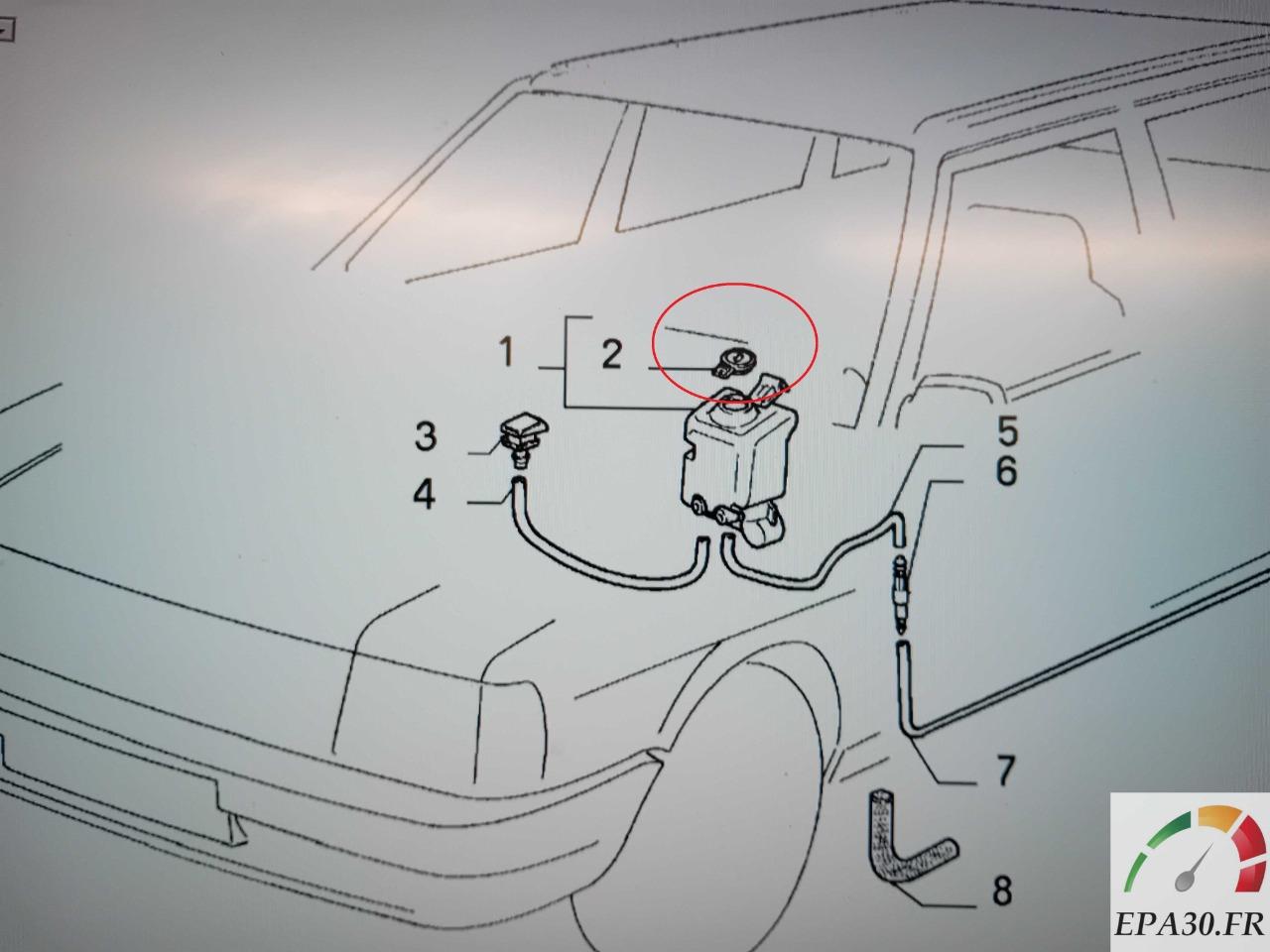 Bouchon Lave-Glace Bouchon De Réservoir De Liquide Lave-glace