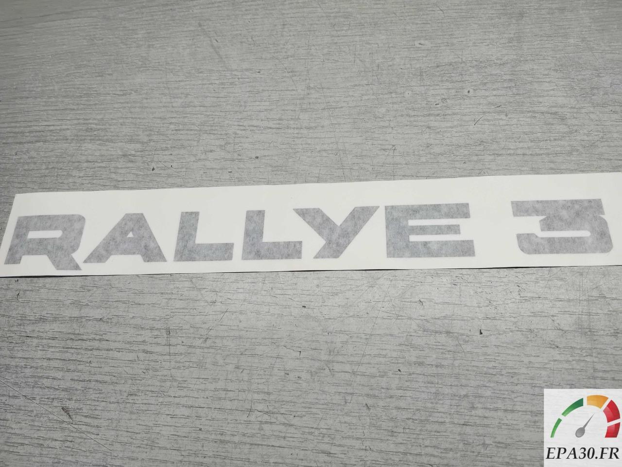 AUTOCOLLANT FACE ARRIERE SIMCA 1000 RALLYE 3 LesAnciennes.com