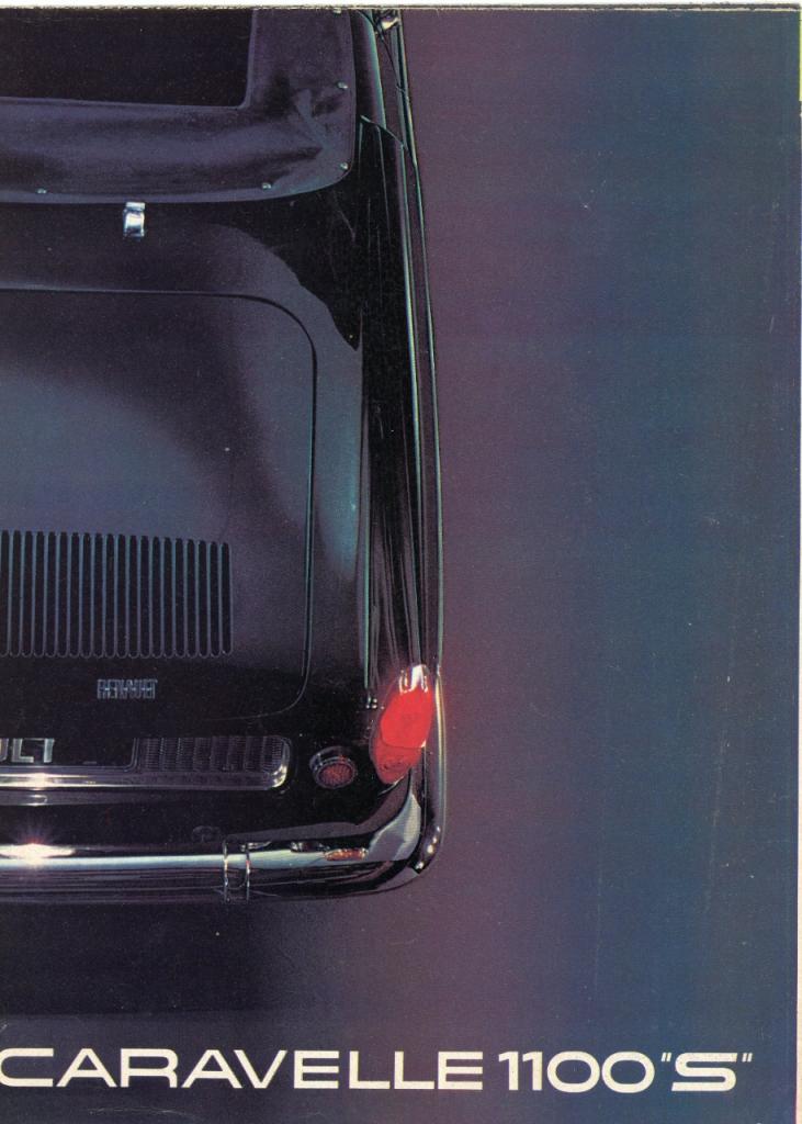 DEPLIANT RENAULTCARAVELLE 1100 S LesAnciennes.com