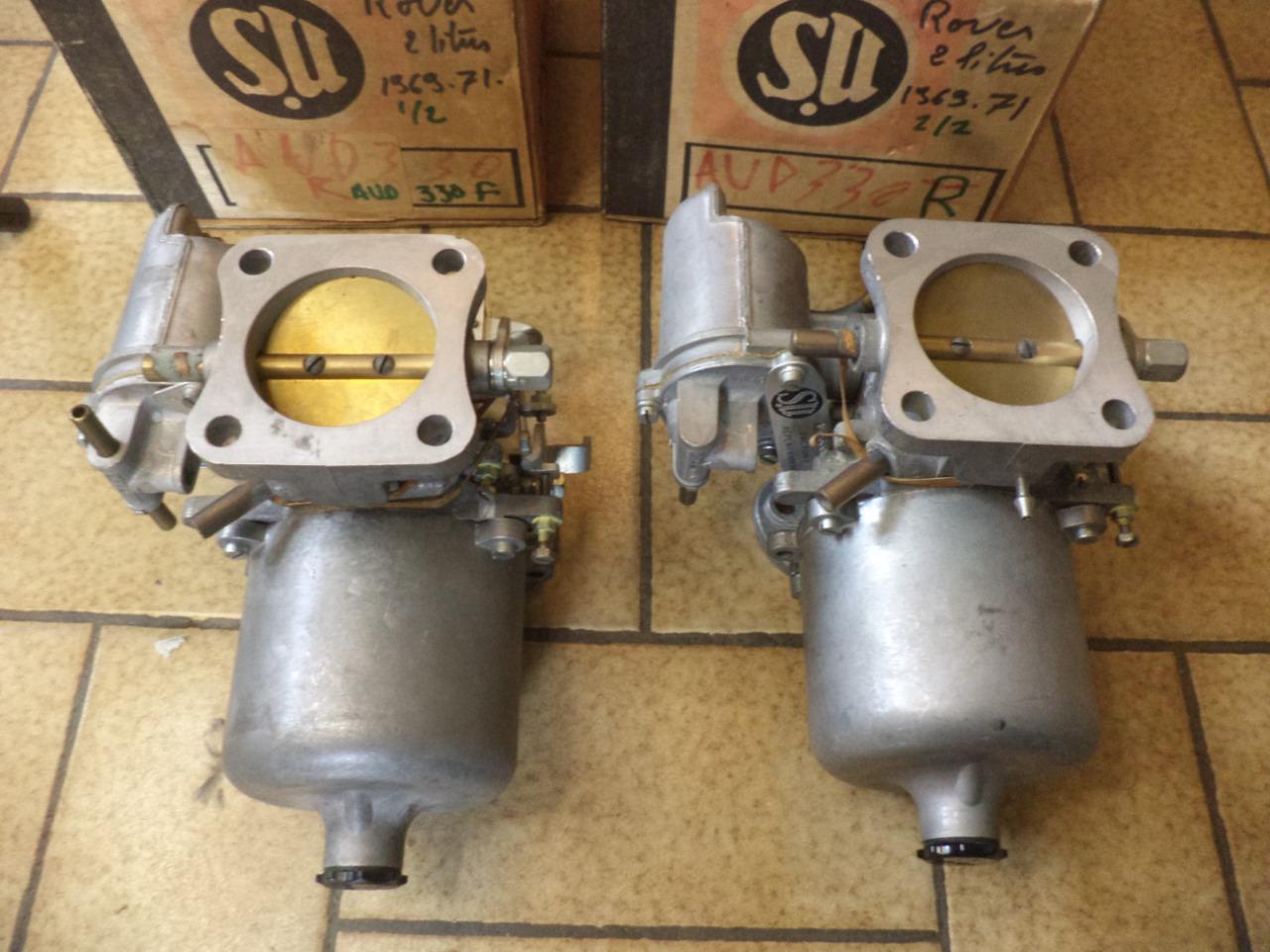 Carburateurs SU AUD330R + AUD330F ROVER 2000 tc LesAnciennes.com