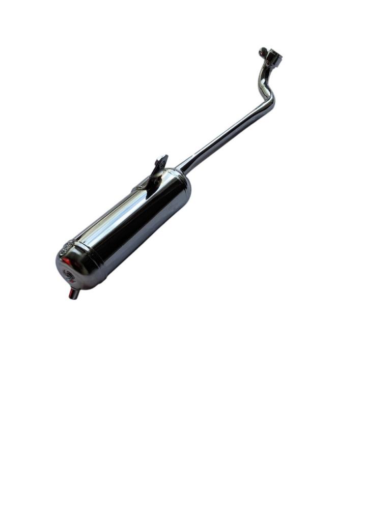 Pot silencieux Chromé Type ORIGINE PIAGGIO Ciao PX LesAnciennes.com