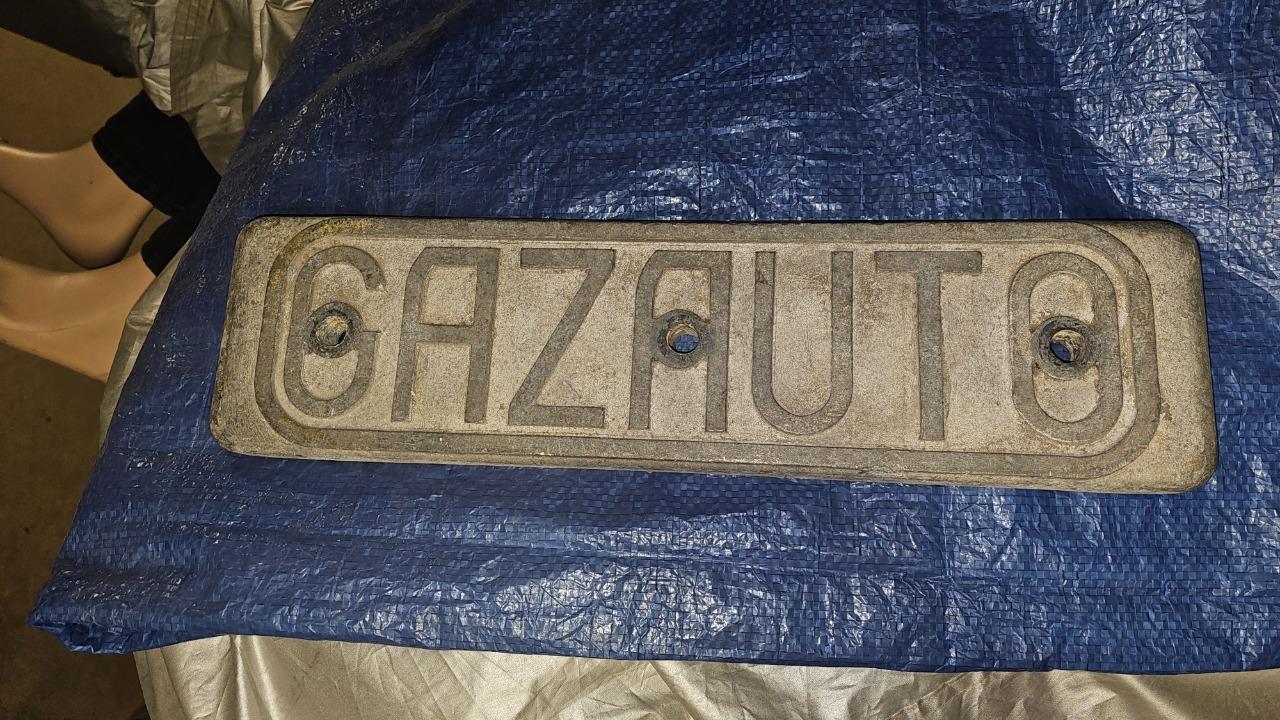 Plaque GAZAUTO LesAnciennes.com